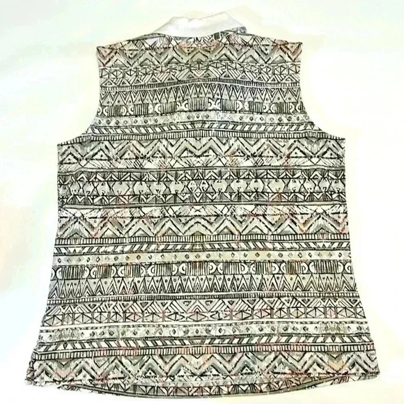 Northern  Reflections Pima Cotton Collared Tank Top Golf Summer Women's Medium - Picture 8 of 10